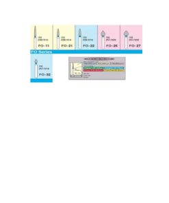 Mani Diamond Burs - Flame Ogival End / Fo Series
