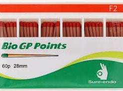 Sure-Endo Gutta percha points Bio GP Points - F2  60 Points 28mm